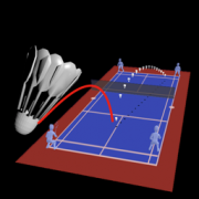 羽毛球板3D