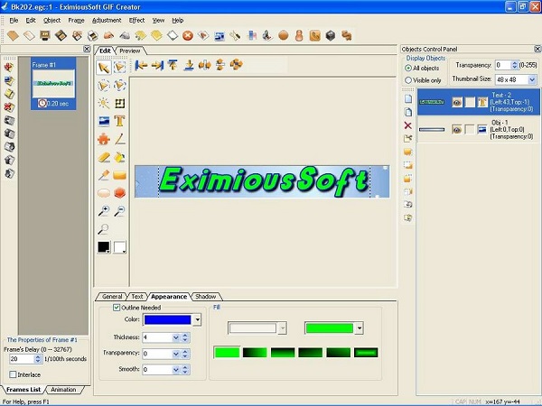 EximiousSoft GIF Creator(gif动画制作软件)截图