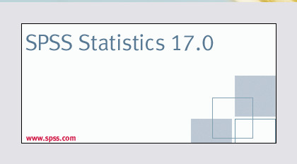 spss17.0软件截图