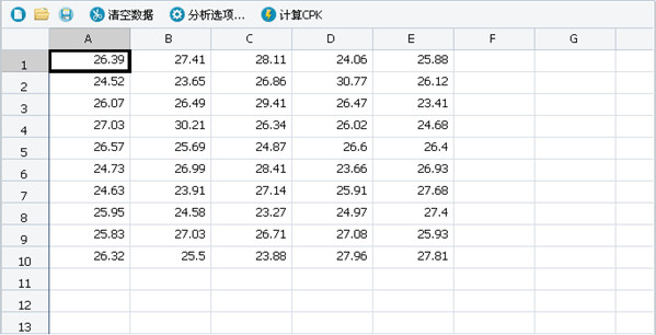 CPK计算工具截图