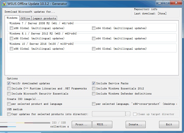 WSUS Offline Update截图