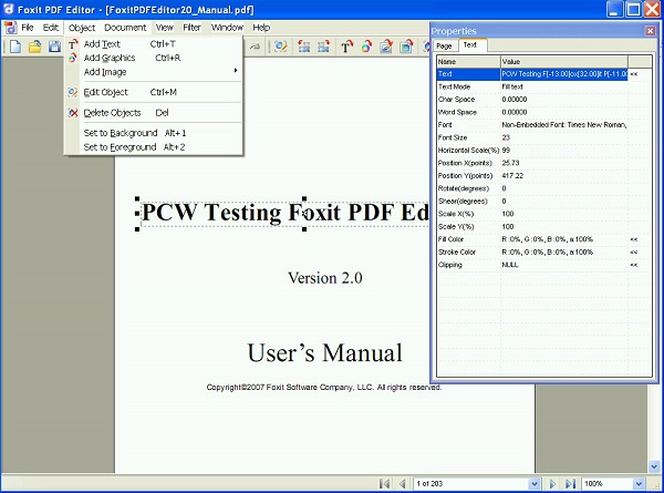 Foxit PDF Editor